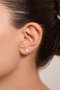 Heliophilia Silver Pendientes de Plata de Ley 925